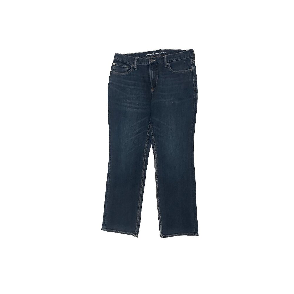 Old Navy Jeans Mens 33x30 Blue Dark Wash Straight Leg Denim Classic